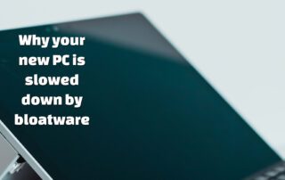PC slowed down by bloatware